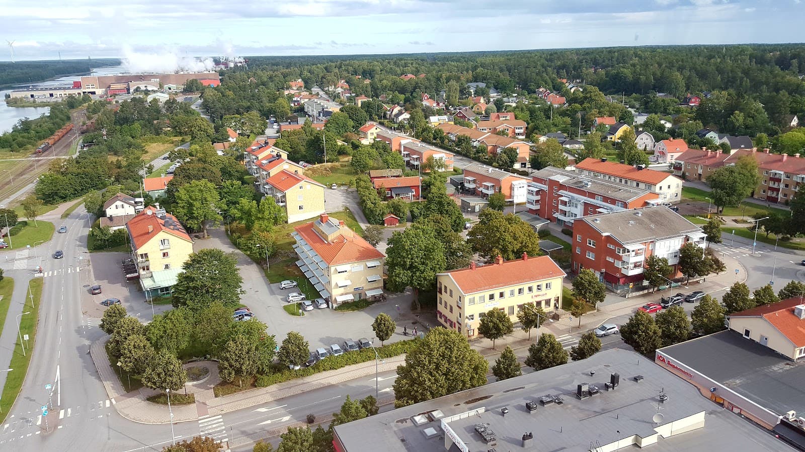 Bild över Hallstavik, Sverige