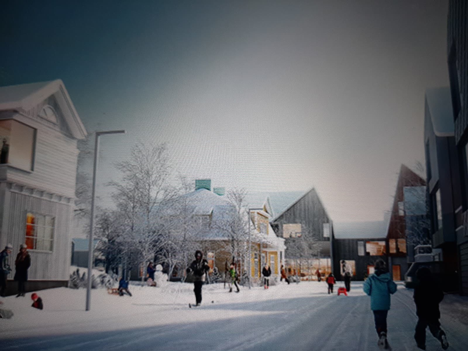 Bild över Kiruna, Sverige