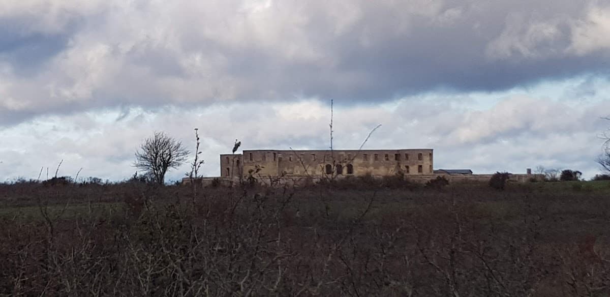 Rastplats Halltorp på Ölands västra kust med vidsträckt utsikt över Kalmarsund nära Borgholm.